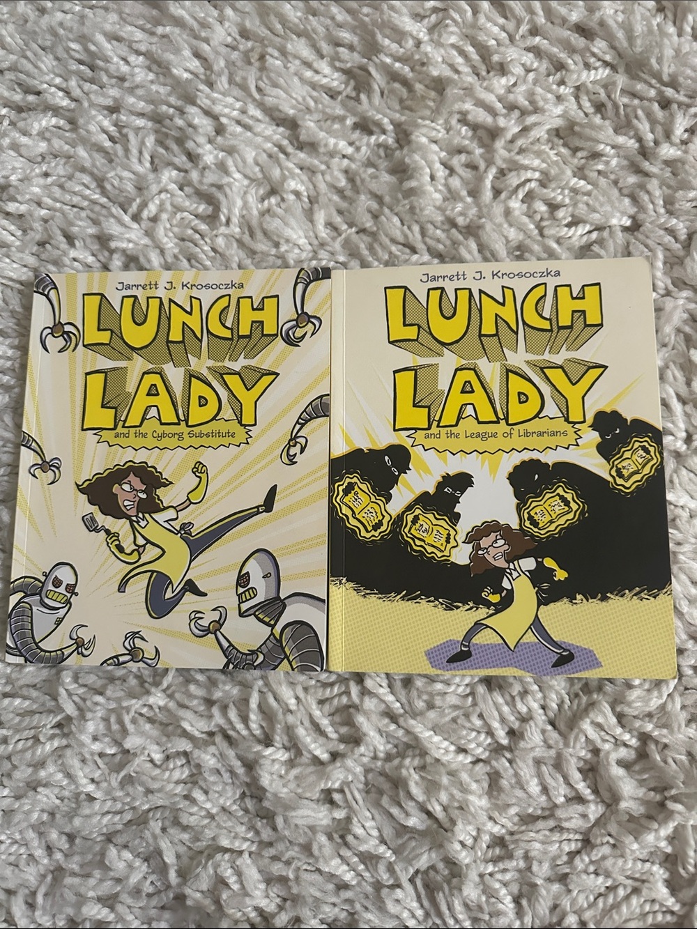 Lunch Lady Books Set of 2